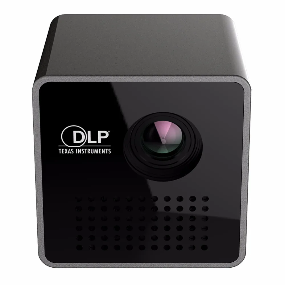 Высокое качество 2 шт./лот Портативный P1 WI-FI Беспроводной карманный проектор LPD HD видео Пико-встроенный Батарея аудио сплиттер