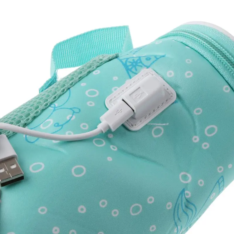 USB грелка для детских бутылочек подогреватель изолированная сумка дорожная