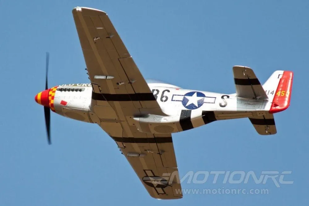 Радиоуправляемый самолет Warbird Freewing P51 2 лезвия старый ворона спортивная версия|plane