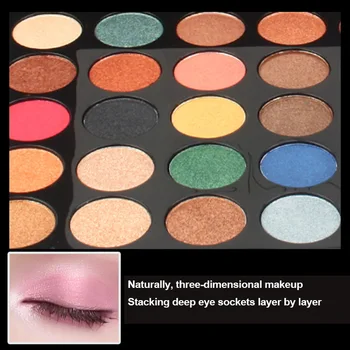 

High Quality Eyeshadow Palette 35 Colors Glitter Long Lasting Portable Makeup Cosmetics for Women