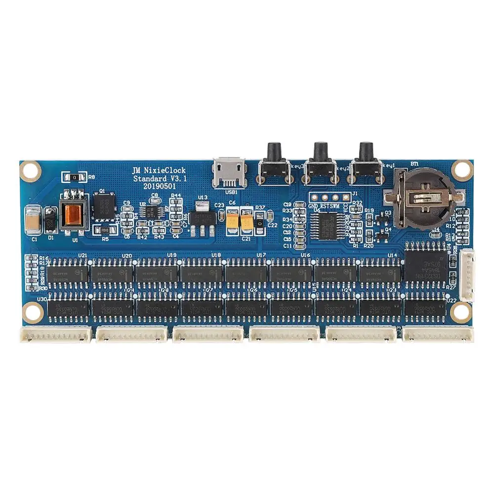 Hot DIY IN14 PCBA Digital Clock Kit 11V-13V Module Board with Flat Cable | Компьютеры и офис