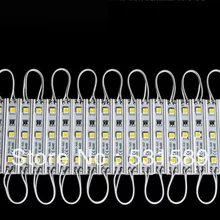 500 шт. 5050 3 светодиодный модуль желтый/зеленый/красный/синий/белый/теплый белый водонепроницаемый IP65 DC12V