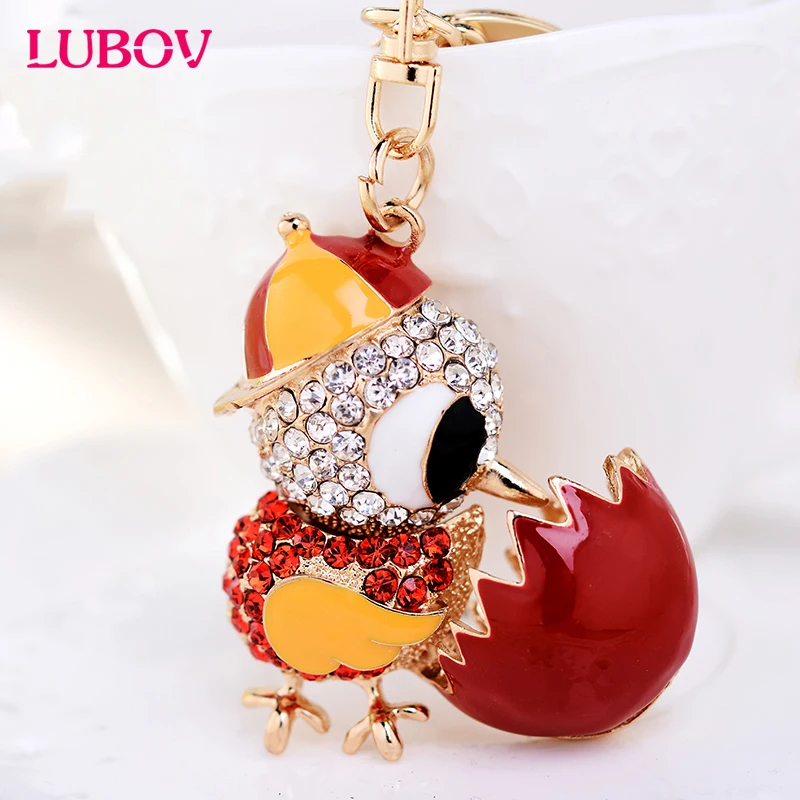 

Cock Luxury Keychain Key Chain & Key Ring Holder Keyring Porte clef Gift Men Women Souvenirs Bag Pendant Car