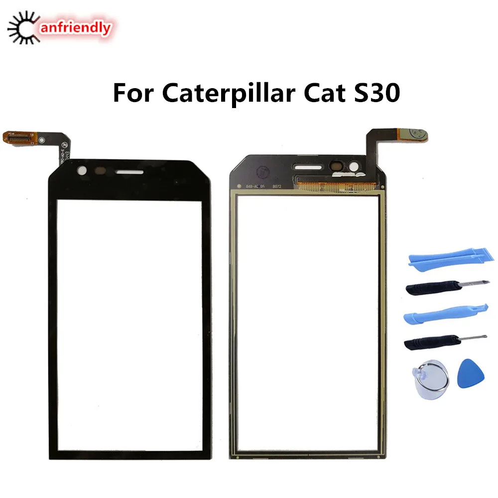 5 шт./лот для гусеницы Cat S30 S 30 4 &quotсенсорный экран Запасные части ремонта