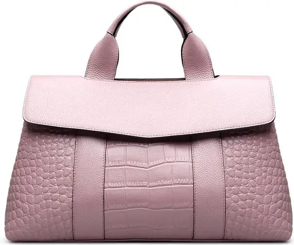 

Bucket handbag 2016 women's genuine leather handbag large capacity for Crocodile lather-bag cowhide handbag women's bags female
