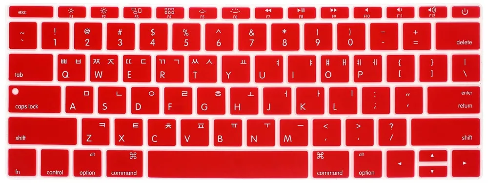 Корейский силиконовый чехол для клавиатуры MacBook New Pro 13 &quotA1708 (версия 2016 без
