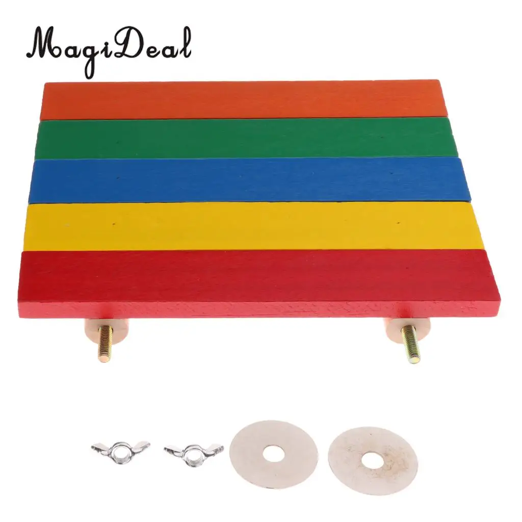  Small Pet Wooden Cage Platform Shelf Stand Board for Puppy Pet Hamster Squirrel Mice Rat Guinea Pigs