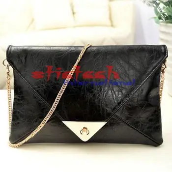 

by dhl or ems 20pcs 2017 Hot Promotion! Envelope clutch bag messenger bag shoulder pouch women pu leather handbags