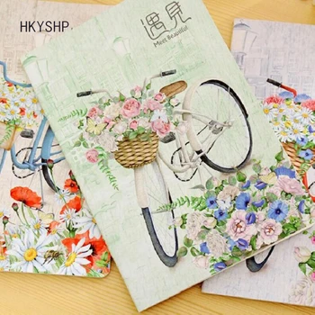 

HKYSHP creative simple fashion student notebook small fresh notebook diary school office supplies
