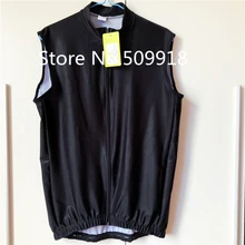 Один черный жилет для велоспорта лайкра MTB велосипед Цикл без рукавов велосипедный Джерси велосипед жилет не водонепроницаемый