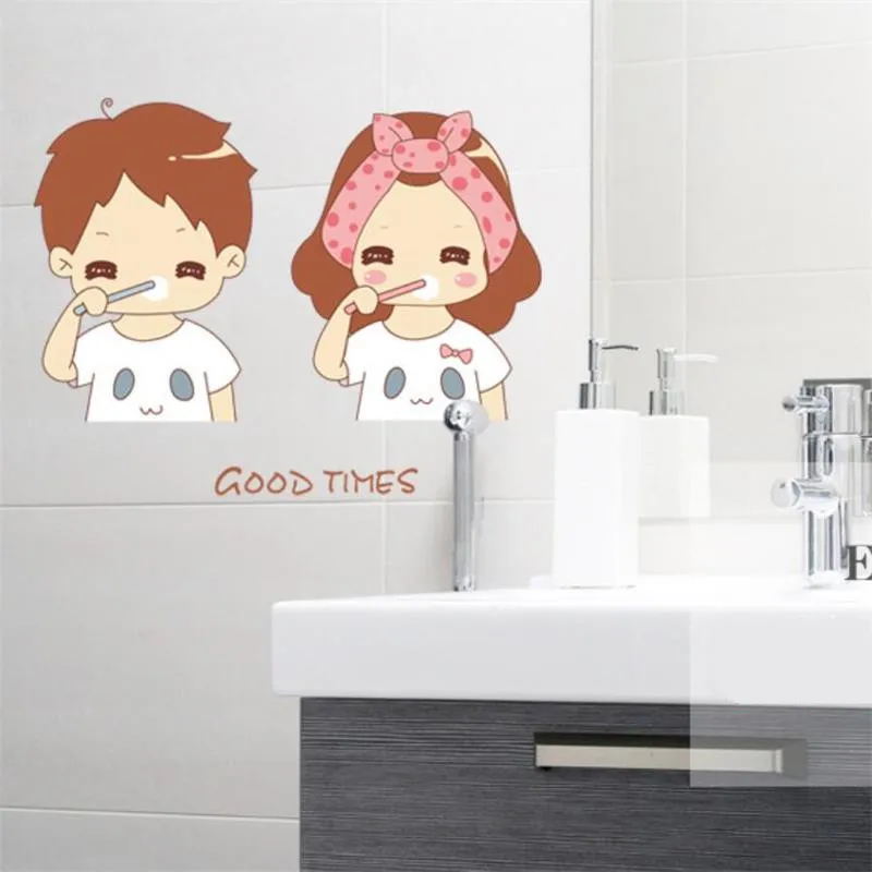 

Good Time Quote Wall Stickers Bathroom Art Decal Bath Time Vinyl Door Sticker Creative Home Decoration Wall Stickers Posters