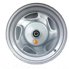 Электрический трехколесный стальной кольцевой аккумуляторное колесо ступица пять листьев Переднее Колесо стальное кольцо 375-12 утолщение аксессуары