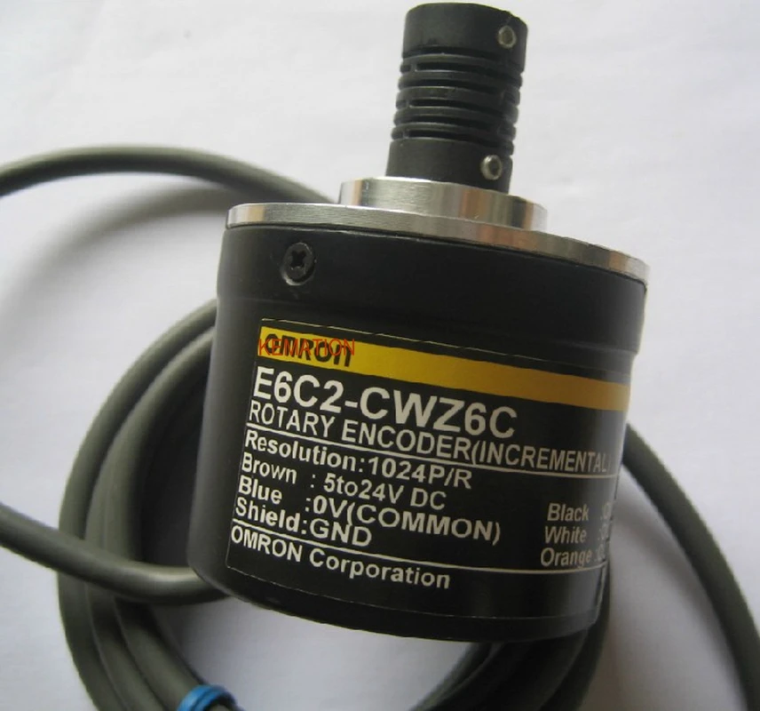 

OMR E6C2-CWZ6C 360P/R Rotary Encoder New 5-24V DC Open Collector Output NPN 50mm Diameter 360 Resolution E6C2CWZ6C