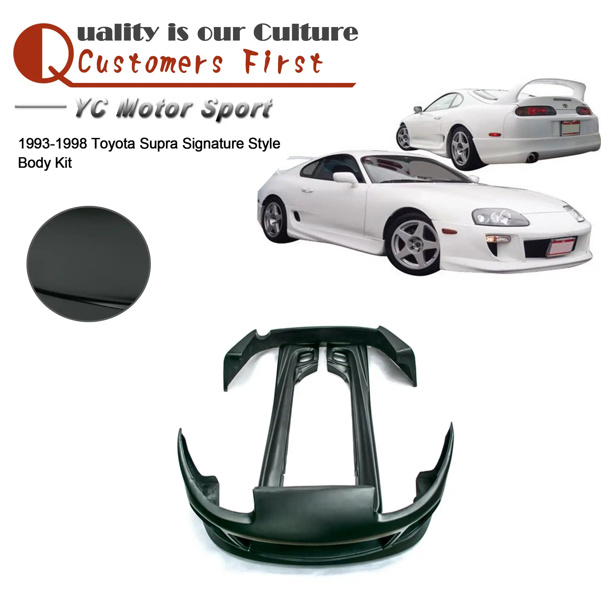 For Toyota Supra MK4 JZA80 Carbon Fiber OEM Door Trim 1993 1998 Body