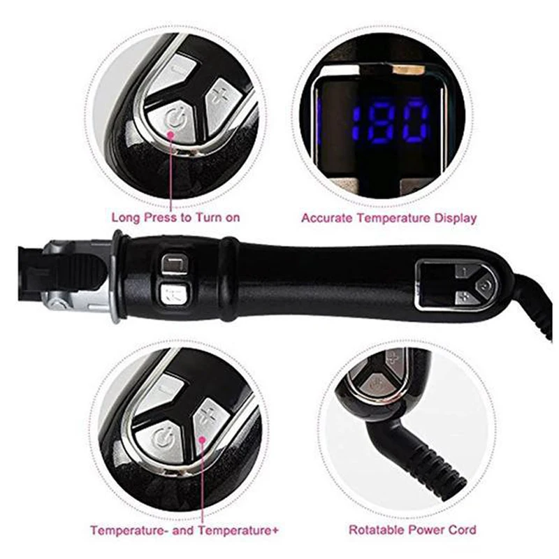 Auto Hair Curler Curling Iron Automatic Easy Styling Hair Curler Ceramic Curling Wand Heating Hair Roller Auto Styling Tools 4