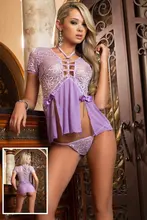 See-Through Fancy Underwear Hollow Sex Adult Porno Ladies Lingerie Lace Sex Adult Porno Lingerie Lavender Embroidery Underwear