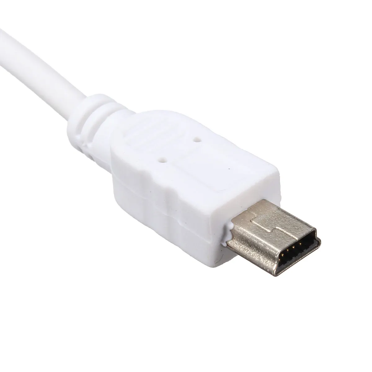 CLAITE 1 m MiNi USB 2,0 для синхронизации данных зарядный кабель для MP3 MP4 MP5 gps Камера мобильный телефон кабель Белый