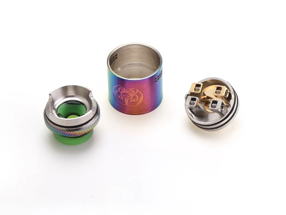 2018 новые Атомайзеры для электронных сигарет Hellvape Drop Dead RDA 24 мм двойная катушка с 810