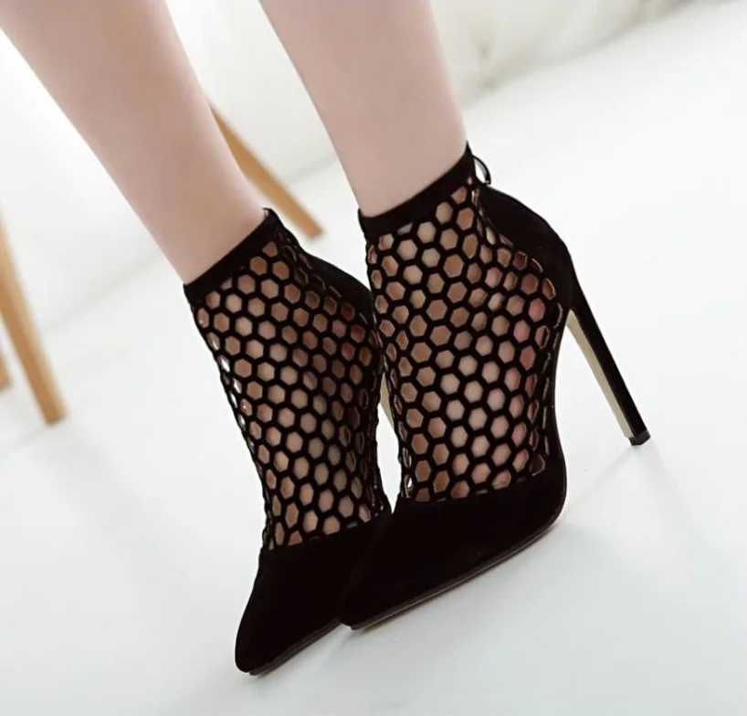 

2017 New Foreign Trade Are Pointed Out And The High-heeled Boot Suede All-match Cool Boots