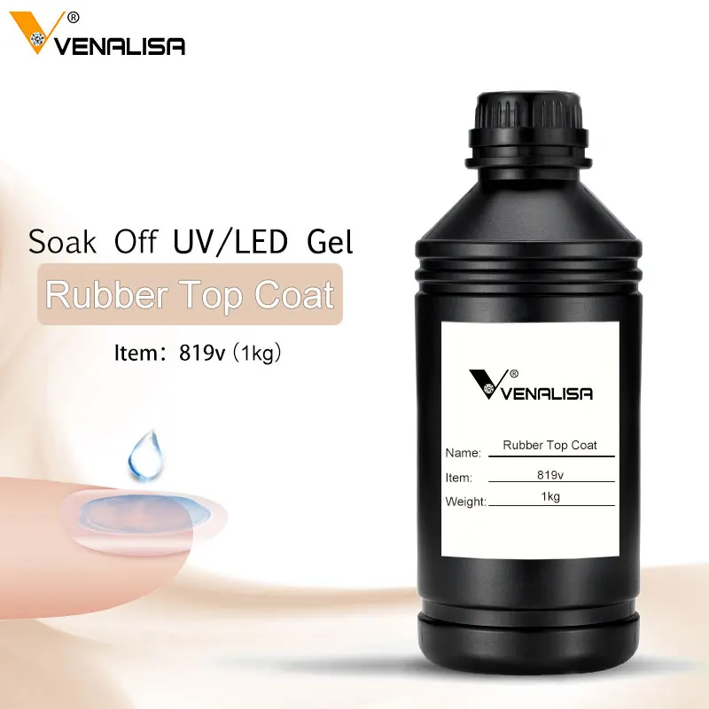 Гель лак для ногтей Venalisa 1000 г невытираемый закаленный|soak of|nail gelgel nail topcoat |