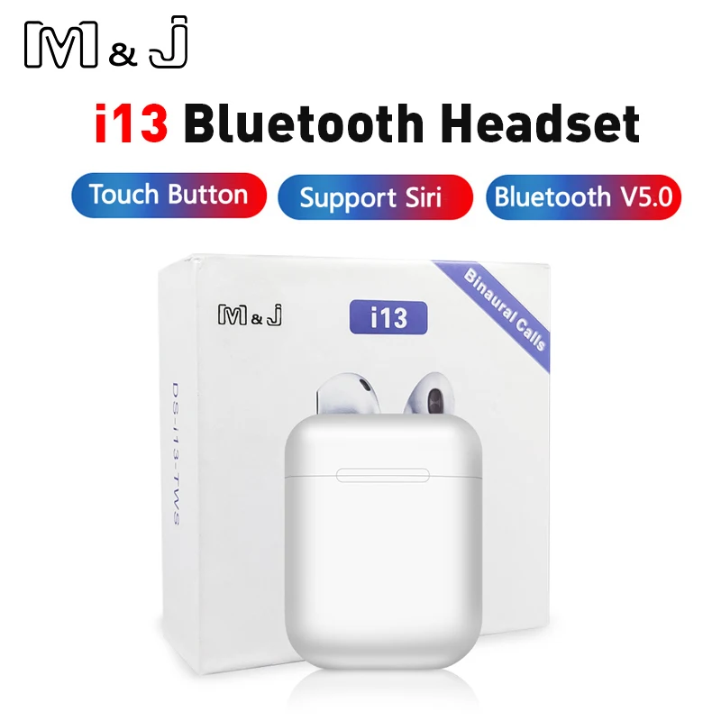 Оригинальные наушники i13 TWS беспроводные Bluetooth 5 0 3D объемный звук pk i30 i12 tws i20 i60 i10 lk