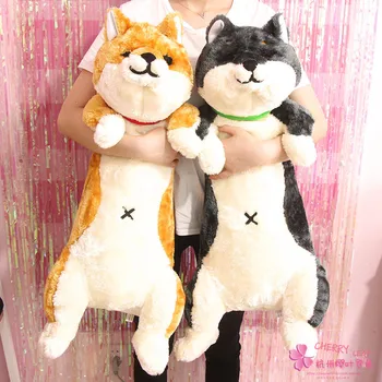 

Japan Anime Shiba Inu Big Plush Dog Toy Giant Animals Stuffed Doll Akita Dog Strips Nap Pillow for Children Girls Kids Gift 84cm