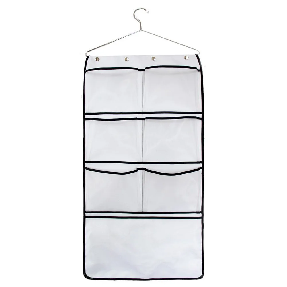 15 Pockets Storage Bag Stocking Oxford Double Sided Wall Clothes...