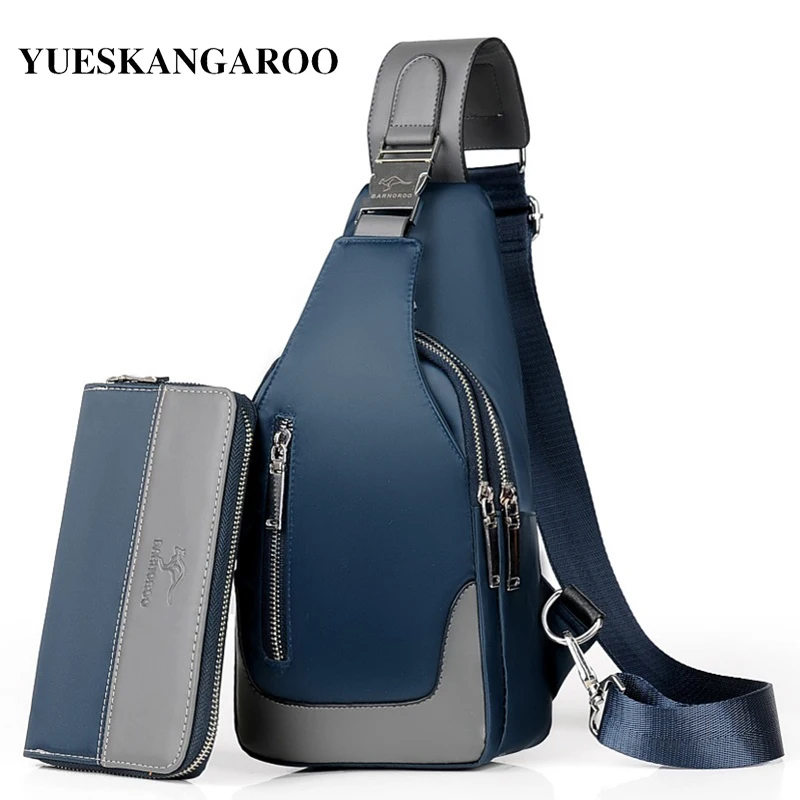 العلامة التجارية الصدر حزمة الرجال عارضة الكتف Crossbody حقيبة USB شحن حقيبة صدر للرجال للماء أكسفورد السفر حقيبة رافعة حقيبة ساعي الذكور العلامة التجارية الصدر حزمة الرجال عارضة الكتف Crossbody حقيبة USB شحن حقيبة صدر للرجال للماء أكسفورد السفر حقيبة رافعة حقيبة ساعي الذكور