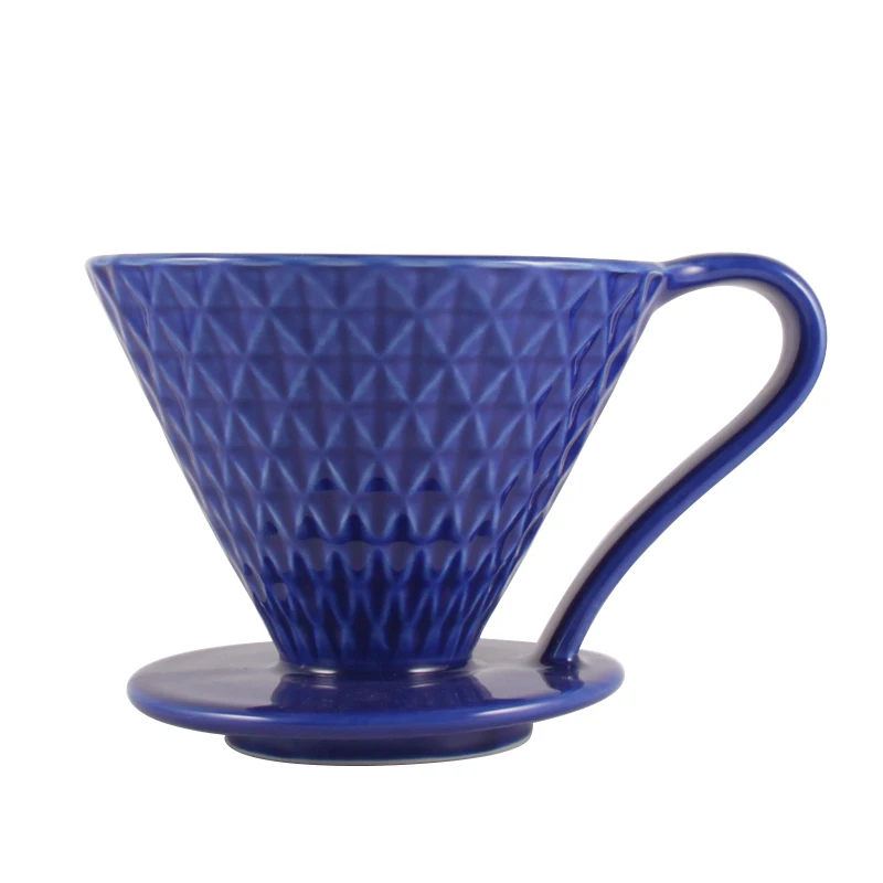 Ceramic Coffee Filters V60 Style Coffee Drip Filter Basket Permanent Pour Over Coffee Maker with Separate Stand 2 Cups Or 4 Cups Ceramic Coffee Filters V60 Style Coffee Drip Filter Basket Permanent Pour Over Coffee Maker with Separate Stand 2 Cups Or 4 Cups