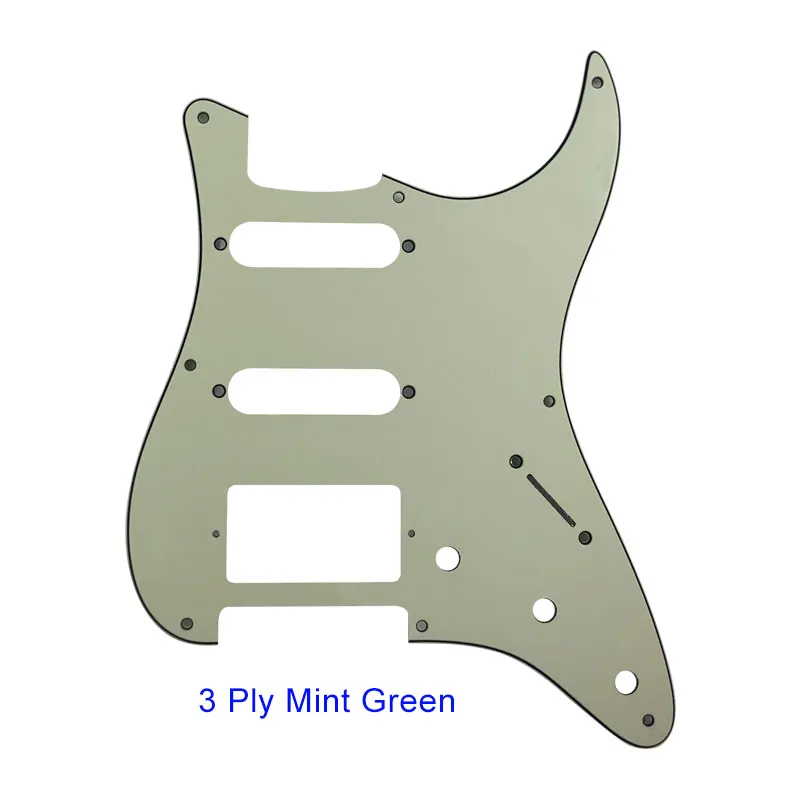 Гитарные части для США 57 лет 8 винтовых отверстий гитара Stratocaster Pickguard с мостом PAF хамбакер один HSS царапины пластины