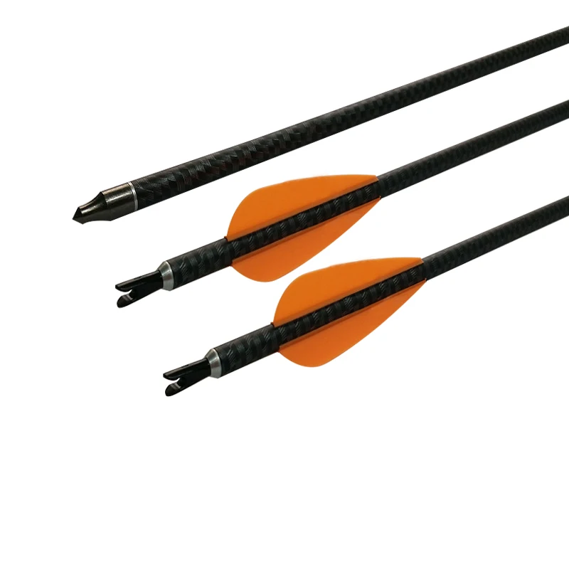 Free shipping 12 pcs 30" 3K Camo weave carbon arrow spine 340 for