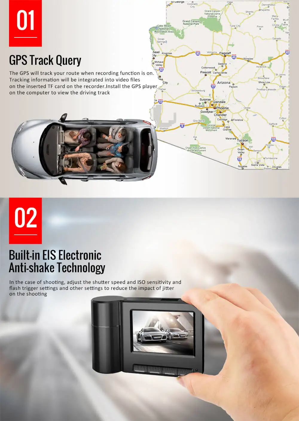 Anytek B60 Car DVR Dash Camera Detector (3)