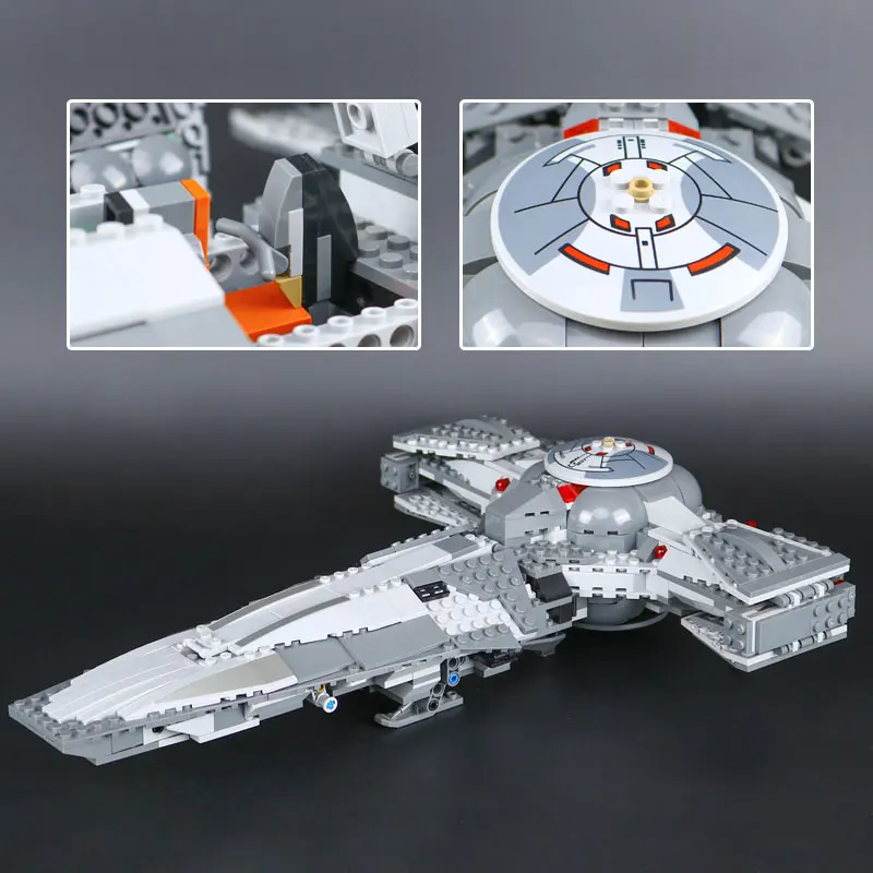 05008 The Force Awakens Si инфильтратор игрушки legoinglys для мальчиков строительные блоки Дарт