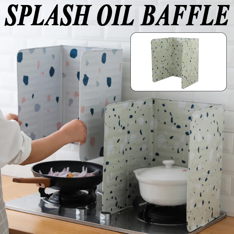 

Aluminium Oil Splash Guard Durable Scald Proof Anti Oil Cover for Cooker Kitchen Stove for Cooking Tools Cover