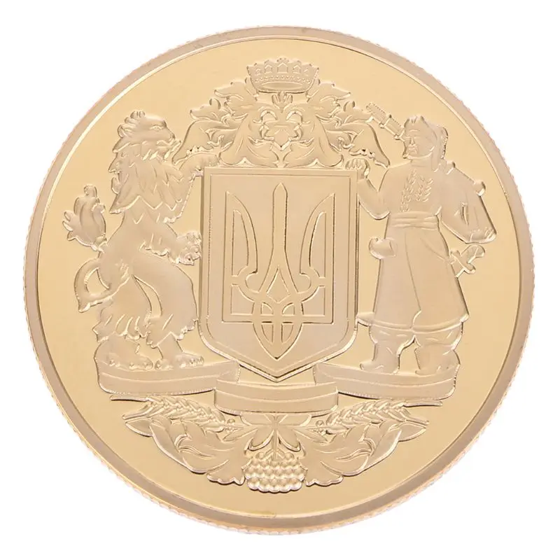 

Commemorative Coin Ukrainian national emblem Collection Arts Gifts Souvenir