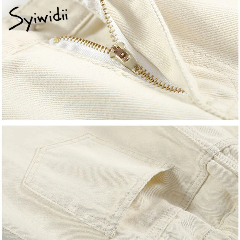 high waist jeans woman harem jeans Pink beige brown black plus size 32 mom pants jeans for women 2019 new spring elastic waist