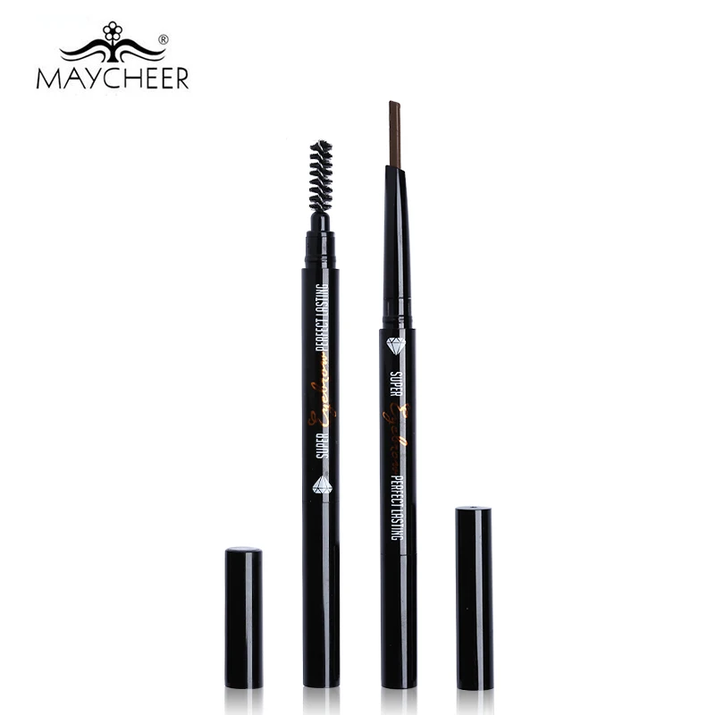 MAYCHEER Makeup Permanent eyebrow pencil 2in1 Automatic Eyebrow Pen