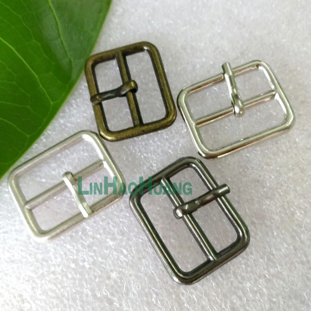 60pcs/lot 19.5mm 0.75inch metal square pin buckle zinc alloy buckle