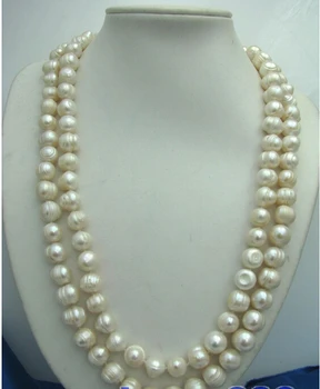 

shipping>>>>50"14mm baroque white freshwater pearl necklace