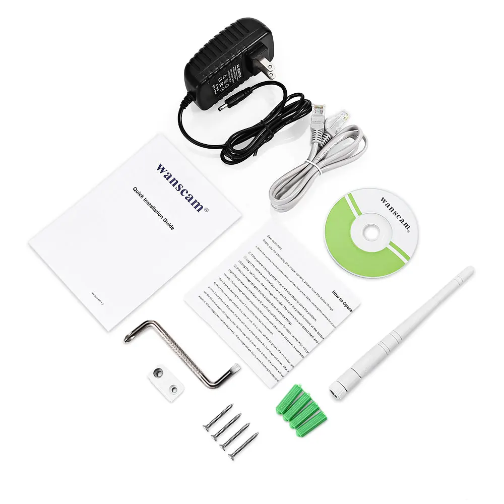 WANSCAM HW0054 1080 P 2.0MP Wi Fi IP Камера P2P обнаружения движения видеонаблюдения IP66 ONVIF