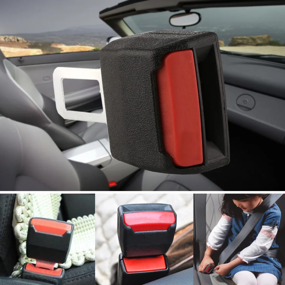 

1x Universal Seat Belt Extender Car Seat Belt Buckle Seatbelt Clip Car Safety Belt Plug Socket Buckle