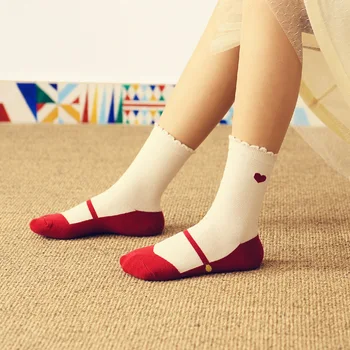 

Match-Up new fashion New 100% cotton socks ballet socks creative love small fresh socks