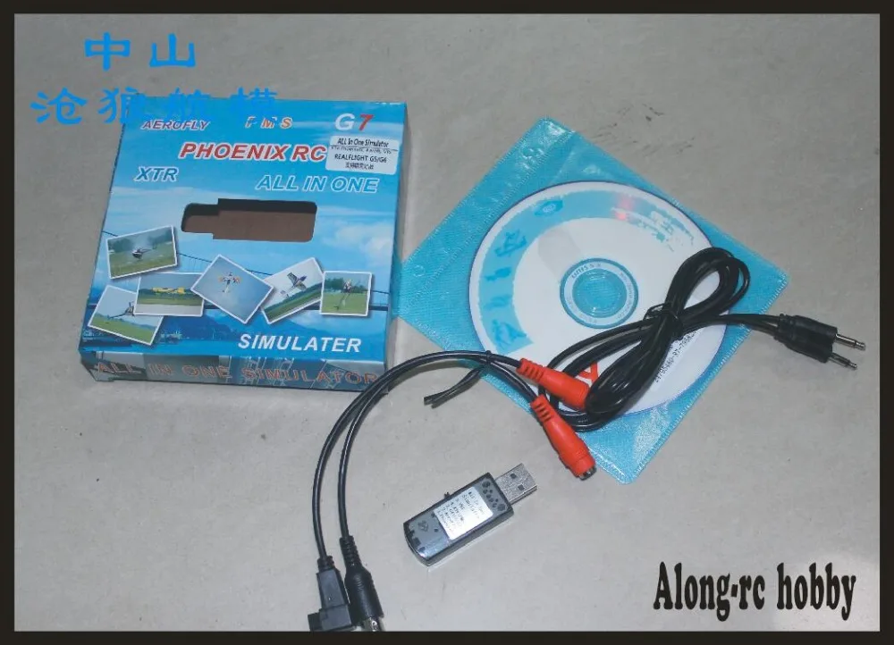 Радиоуправляемая модель самолета часть все в одном Flight Simulator кабель/USB для JR Futaba