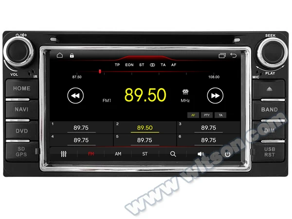 Sale WITSON Android 9.1 car auto radio For TOYOTA COROLLA/RAV4/VIOS/HILUX/Terios CAR DVD NAVIGATION DVR/DAB/OBD/TPMS SUPPORT 3