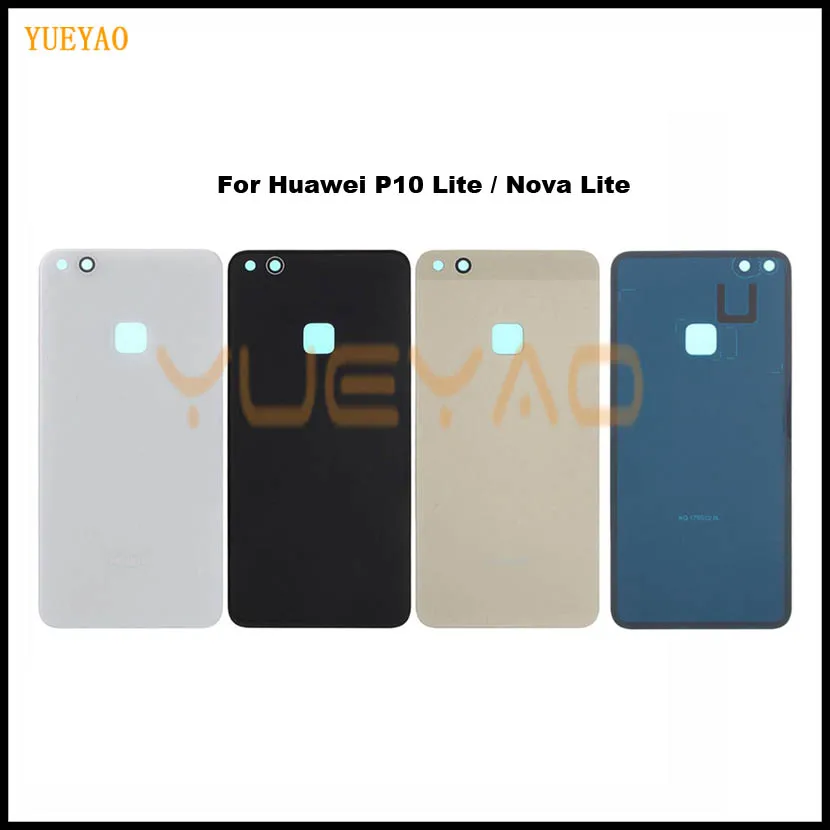 

Battery Back Cover For Huawei P10 Lite Door Case For HUAWEI P10 Lite Housing Replacement + Back Camera Glass Lens Case