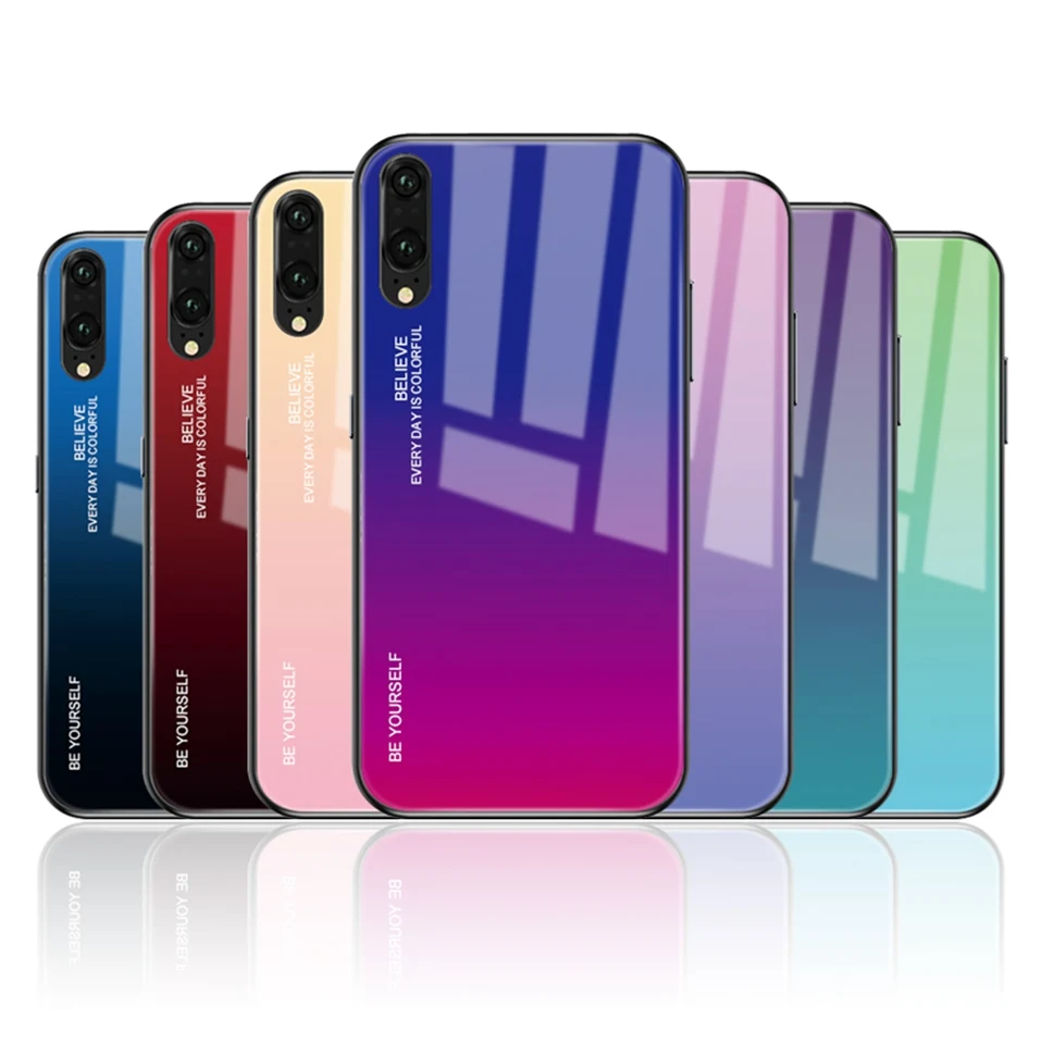 Tempered Glass Case For Huawei P20 Lite Cover Luxury Case For Huawei Nova 3 3i P Smart Mate 20 10 pro Honor 10 9 Lite 8X Coque   (9)