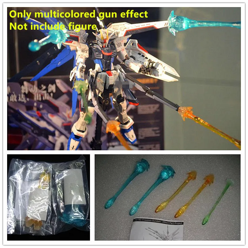 

Fire Dragon Expansion multicolored gun Effect set for Bandai 1/144 RG Freedom Gundam model DB021