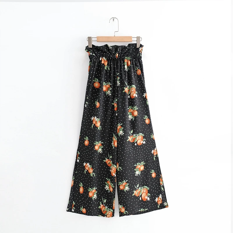 2019 New Arrival Women Sweet Long Pants Summer Fashion Trousers Elastic Waist Print Pant S9888 2019 New Arrival Women Sweet Long Pants Summer Fashion Trousers Elastic Waist Print Pant S9888