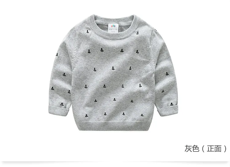 2018 Spring Autumn 2 3 4 5 6 7 8 9 10 Years Old Teenage Christmas Gift O-Neck Knitted School Child Baby Kids Sweater For Boy (11)