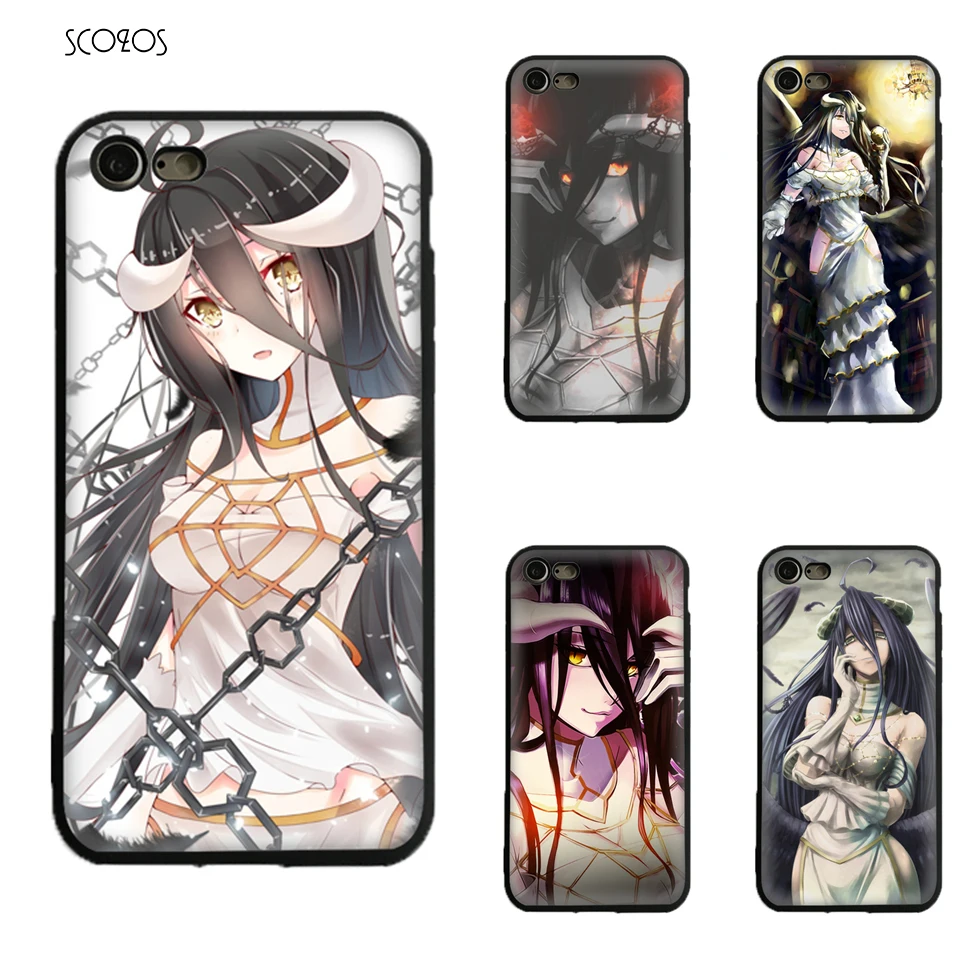 Альбедо Overlord 2 Силиконовые ТПУ Телефон Чехол Мягкий чехол для Iphone X 5 5S Se 6 S 7 8 плюс #